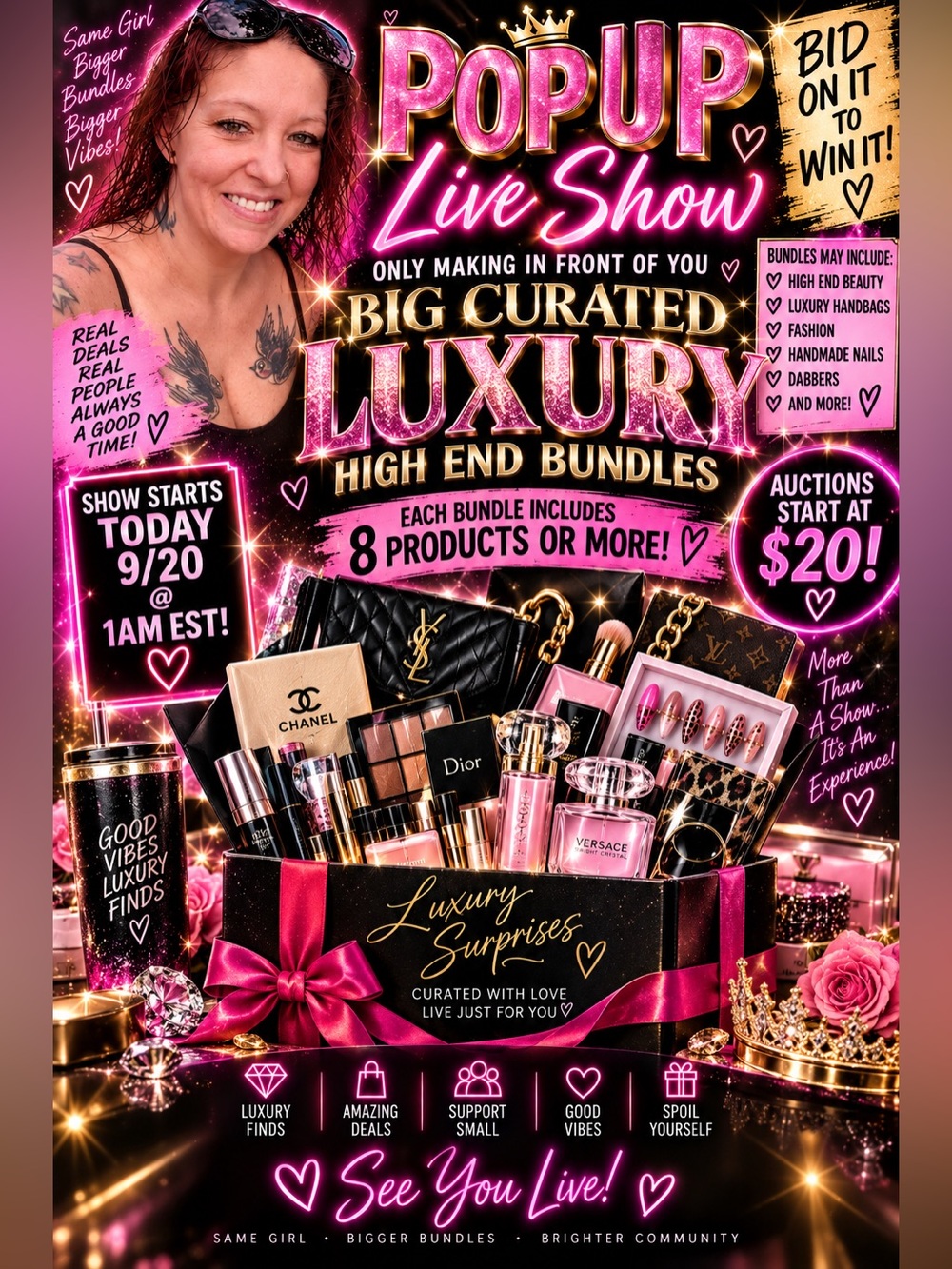 ✨ Watch Me Build Your Dream Luxury Bundle LIVE—Then Bid to Make It Yours! 💎🛍️